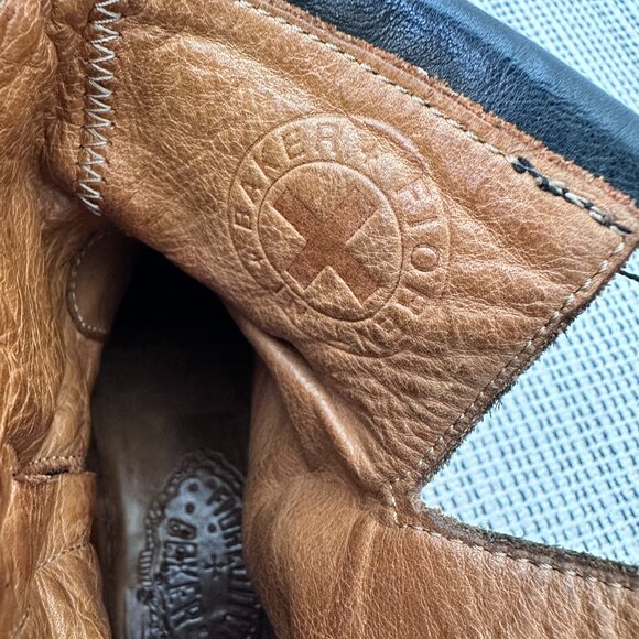 FIORENTINI + BAKER Eternity Eli Black Leather Motorcycle Ankle Boots sz 39.5 / 9 - Picture 7 of 11